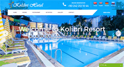 Desktop Screenshot of kolibriresort.com